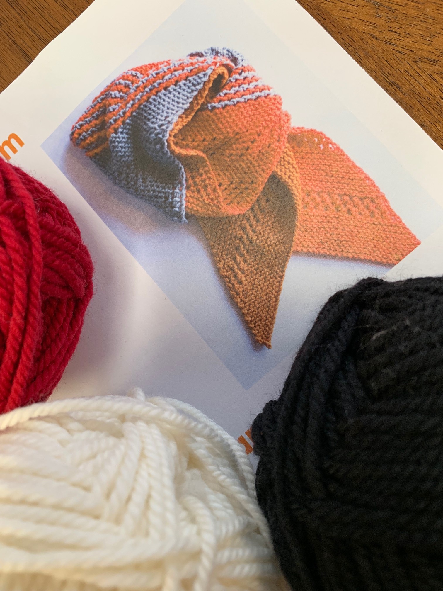 Knitting on bias ImagiKnit Yarn Shop